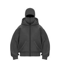 Men's Hooded Zip-Up Baseball Jacket