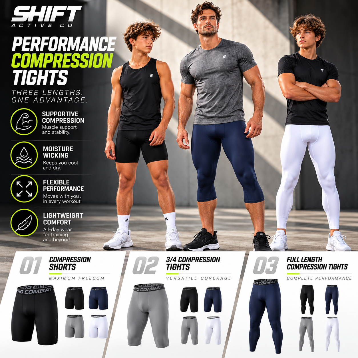 Shift Performance Compression Tights