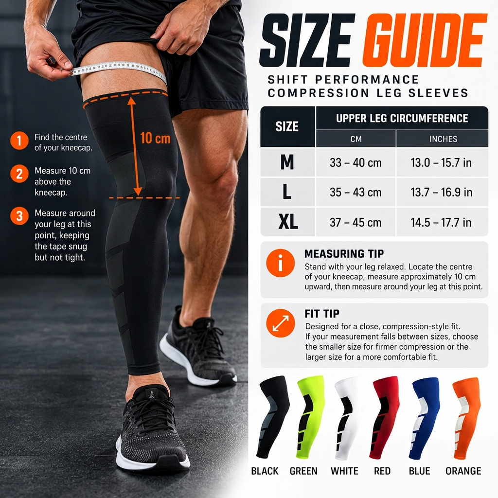 Shift Performance Compression Leg Sleeves (Pair)